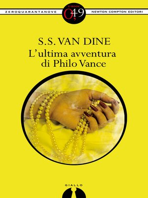 cover image of L'ultima avventura di Philo Vance
